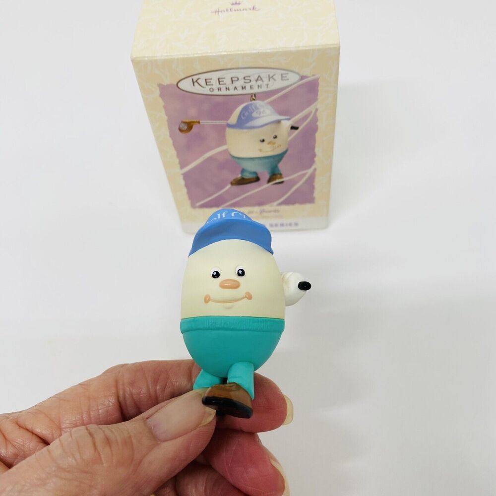 Hallmark Keepsake Ornament Eggs in Sports 1994 Easter Collection 3rd Sports
